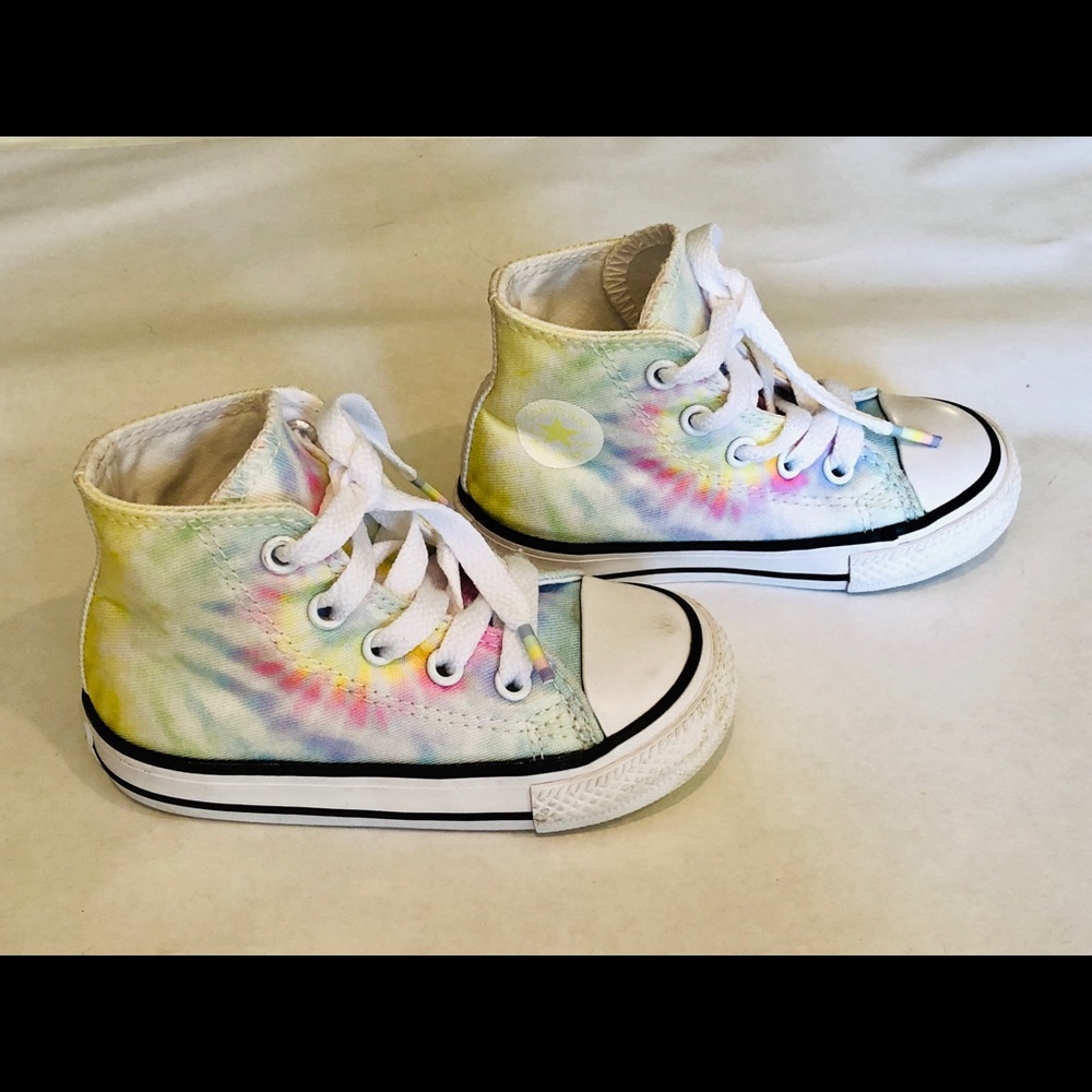 Converse Tie Dye High Top Chucks SZ6T🍭⚡️